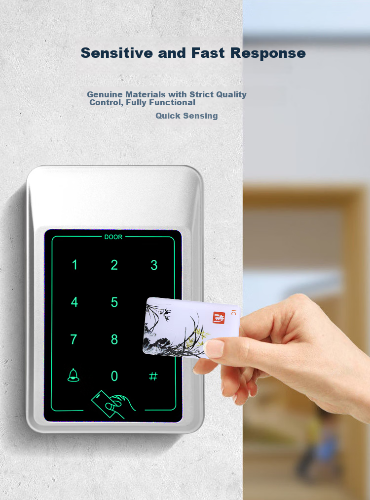 ZhenDi IC Card Epoxy Resin Card Community Property Access Card Company Attendance Card Fingerprint Lock Mini Induction IC Card Consumption Card Canteen Card Plum Orchid Bamboo Chrysanthemum 50 Pieces  4