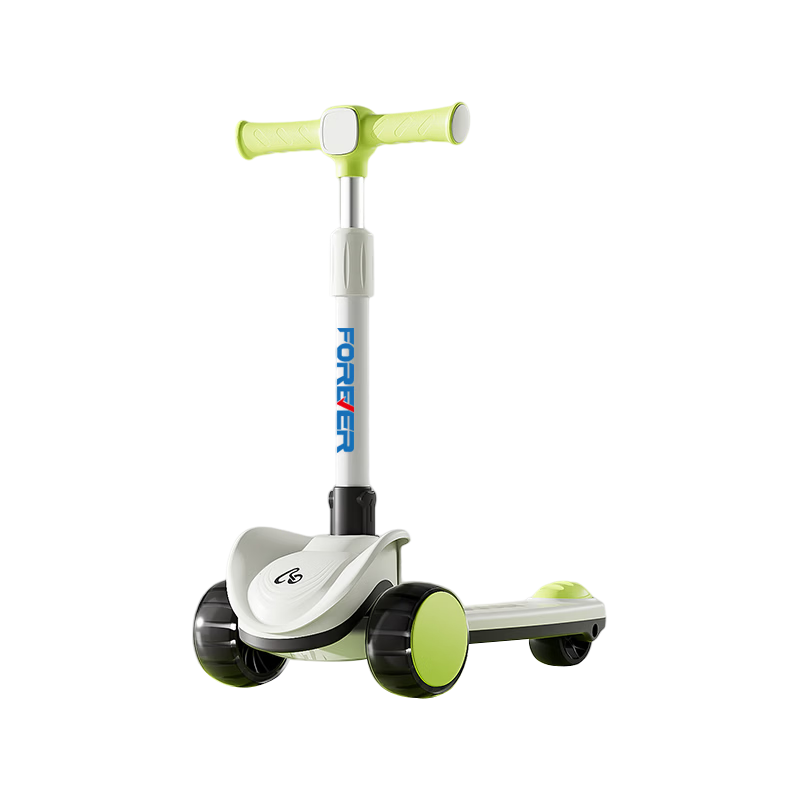 FOREVER Children's Scooter for Ages 1-12, Foldable Three-Wheel Wide Stable Ride-On Scooter for Boys and Girls