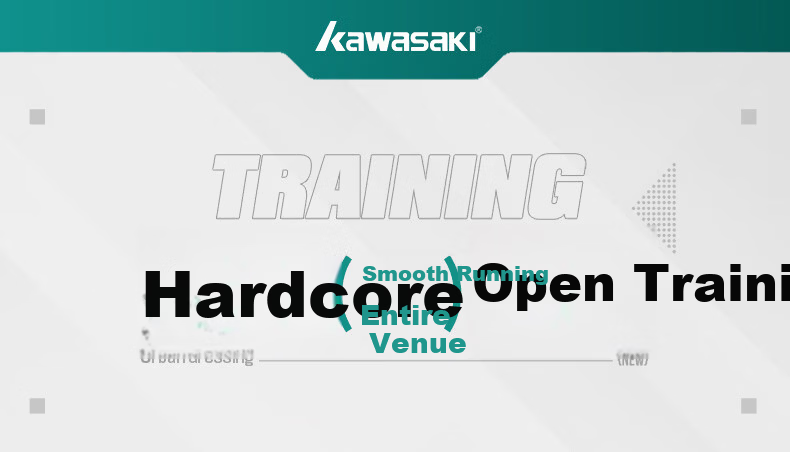 KAWASAKI Unisex Badminton Shorts Professional Quick-Dry Black M 1