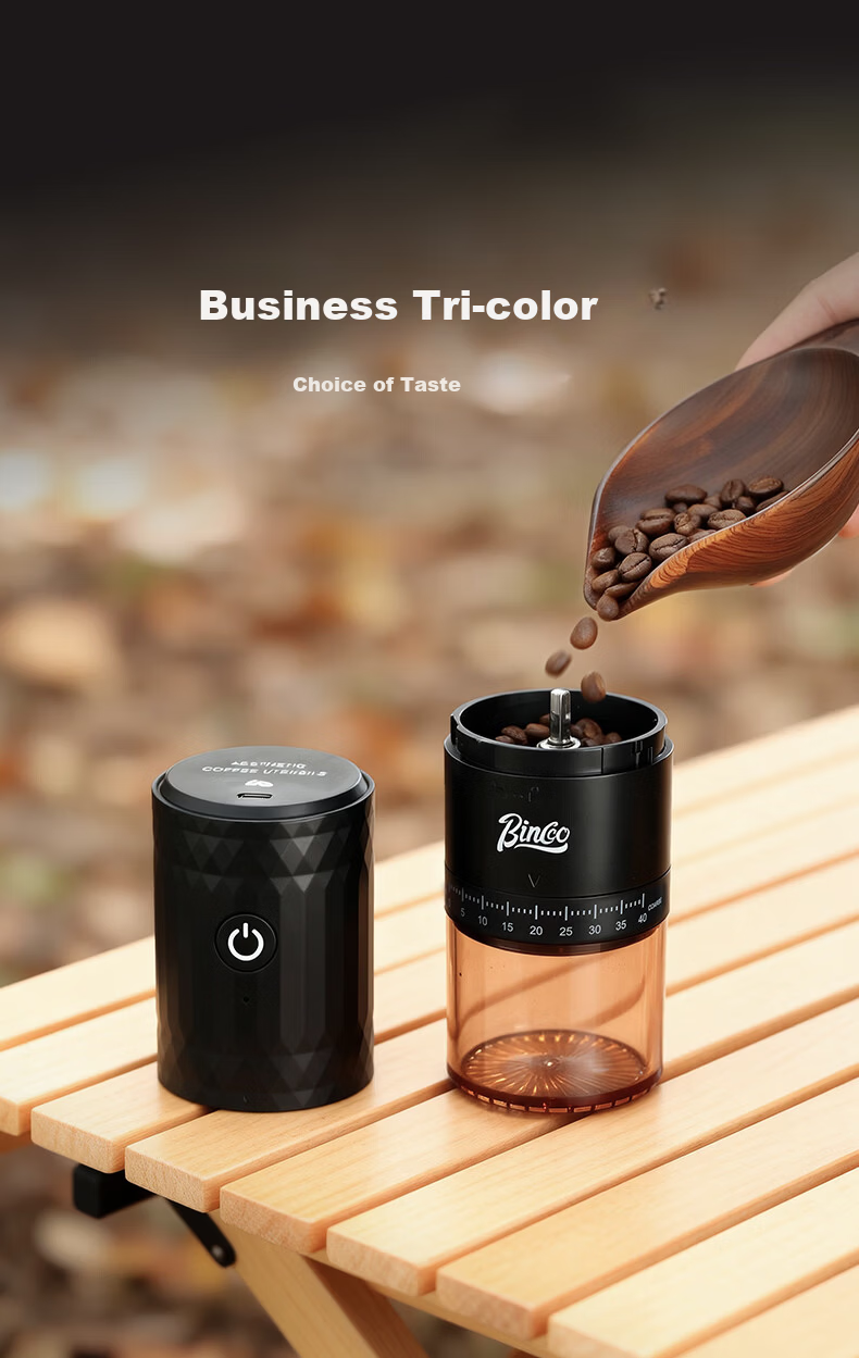 Bincoo Electric Coffee Grinder Home Small Manual Espresso Coffee Bean Grinder Portable Fully Automatic Grinder 7