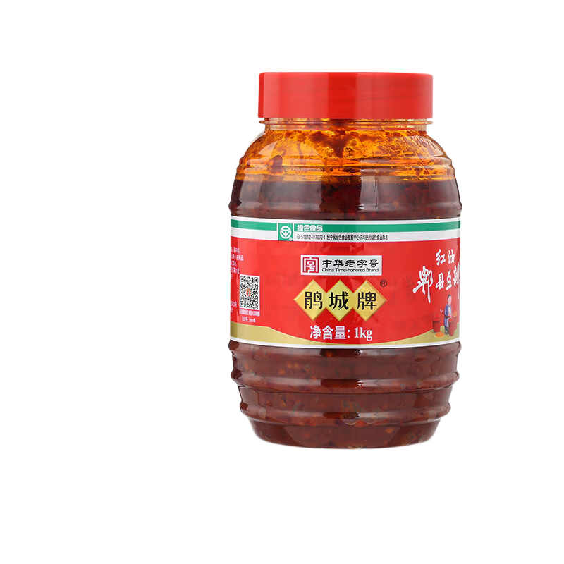 鹃城牌红油郫县豆瓣酱1000g 辣椒酱川菜调料 四川特产