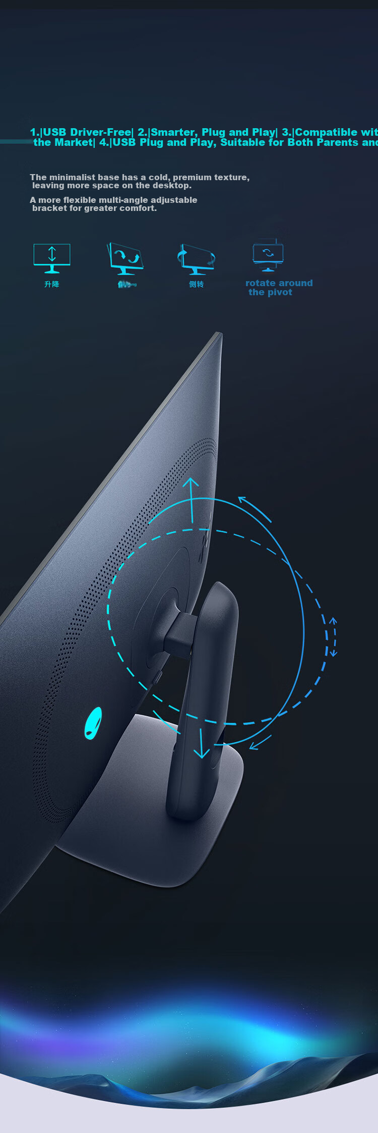Alienware 27-Inch 4K Gaming Monitor QD-OLED 240Hz 0.03ms High Refresh Rate Gaming Display AW2725Q 9