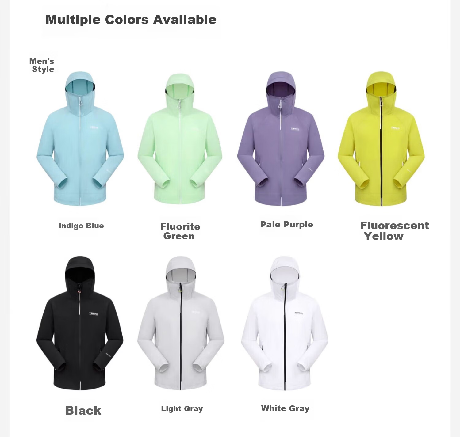 TOREAD Men's Outdoor Sunscreen Jacket UPF50+ Lightweight Cooling Soft Breathable Quick-Dry Coat TAZZBM81818 9
