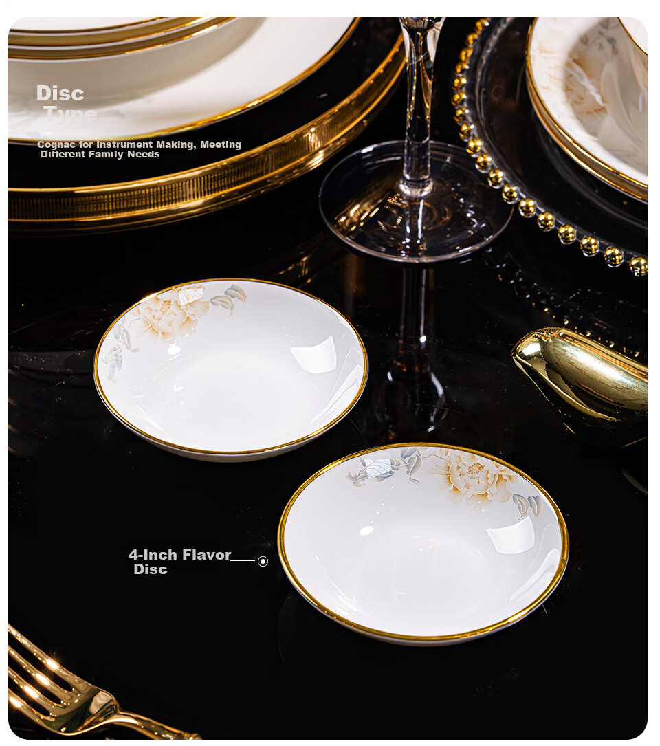 Mornenjoy Jingdezhen Tableware Bowl And Plate Set, Home Use, 2026 New Style, Aesthetically Pleasing Bowls And Chopsticks, Housewarming Gift 11