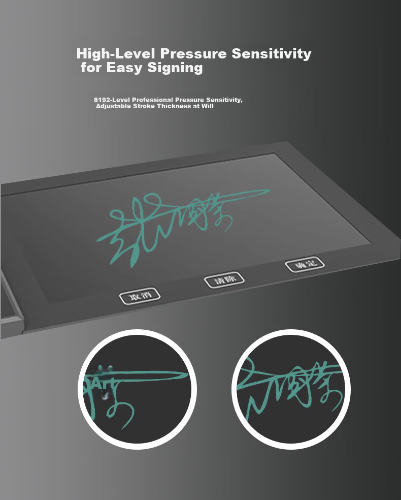AYIK Visual Electronic Signature Pad CS0604Pro with Secondary Development Support Handwriting Board WPS/PDF Microsoft Office Original Ink Signature Domestic System Integration 2
