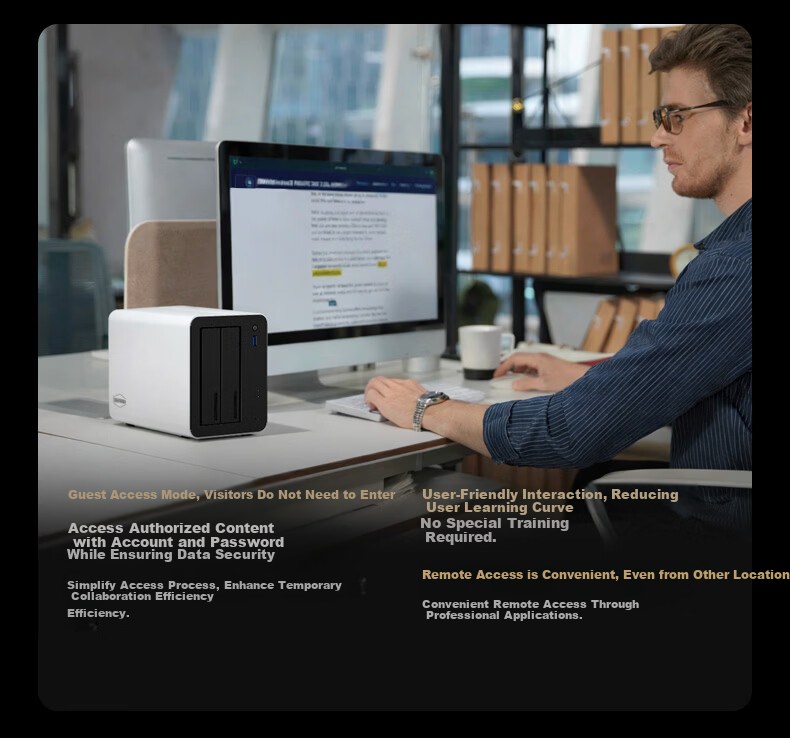 TerraMaster F2-425 Plus Aluminum Alloy Dual-Bay NAS 8GB RAM Network Storage Enterprise Office AI Home Cloud Server Mobile Photo Backup Private Cloud 23