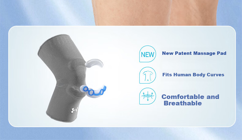 Under Armour Knee Brace Sports Professional Patella Joint Protection for Arthritis Basketball Badminton Running Men and Women Mountaineering Fitness Knee Support 3