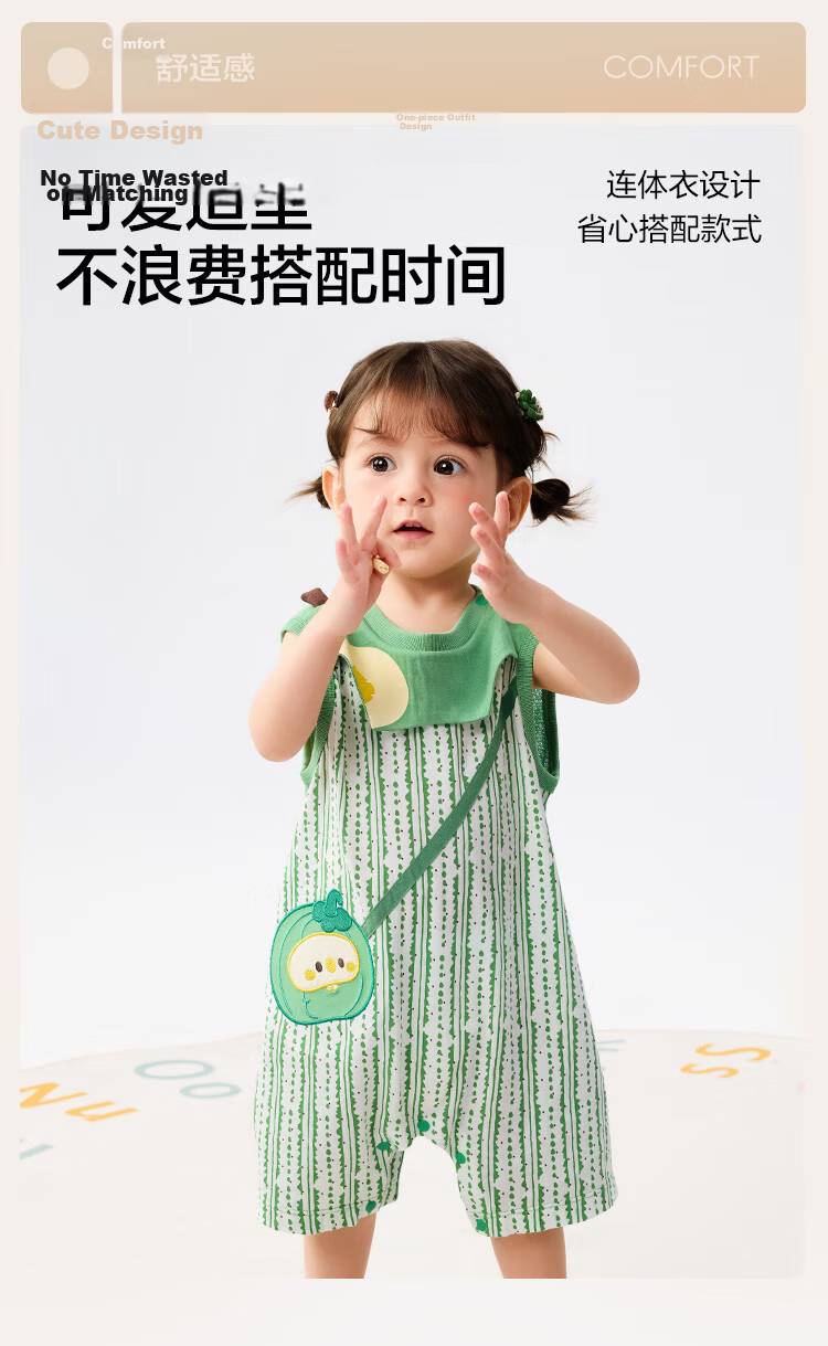 BALABALA Baby Boys Girls Romper Jumpsuit 2025 [Mall Same Style] 200225120203 7