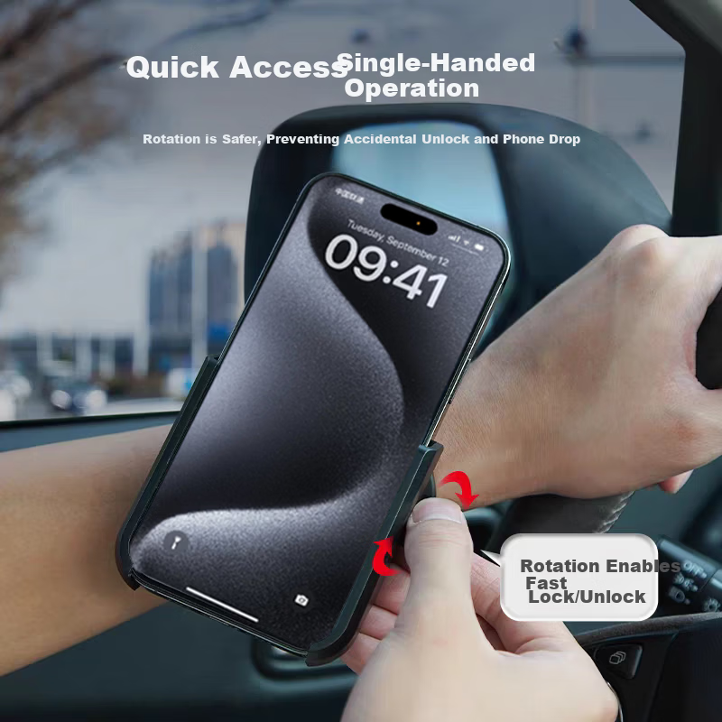 Howtreats Wrist Phone Holder Band for Designated Driving, Running, Sports, Live Streaming, Cycling Navigation Arm Phone Pouch 3