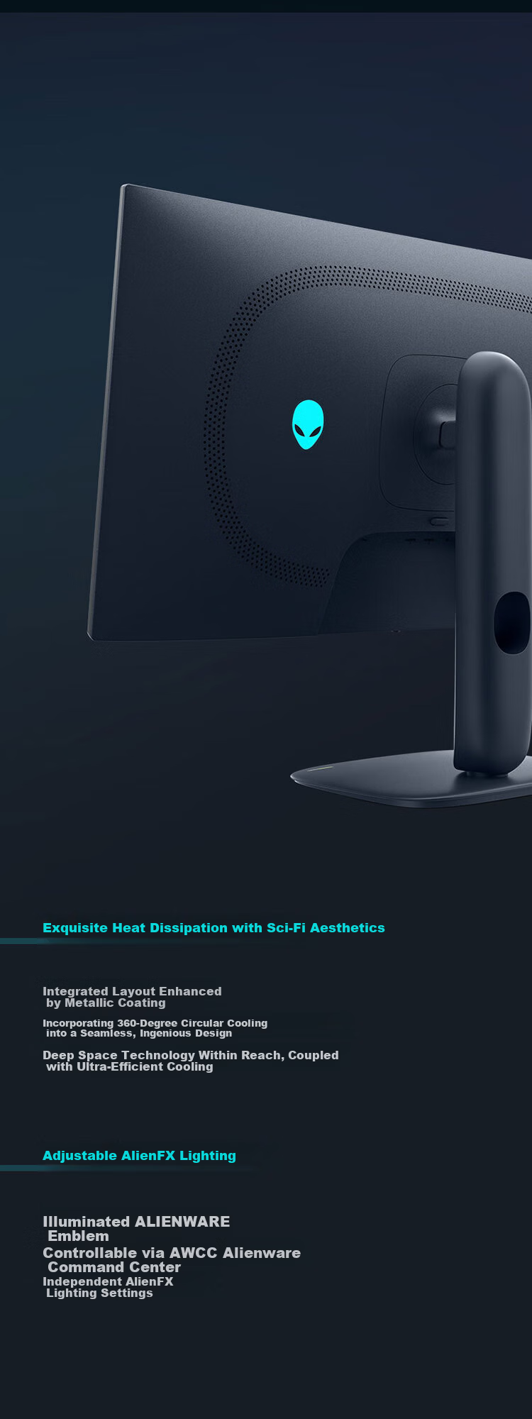 Alienware 27-Inch 4K Gaming Monitor QD-OLED 240Hz 0.03ms High Refresh Rate Gaming Display AW2725Q 8