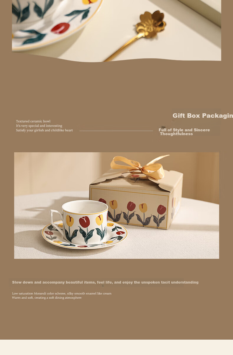 Sidomi Ceramic Coffee Cup Set Luxury Premium Wedding Gift for Best Friend Housewarming Graduation Teacher Student Birthday Present 10