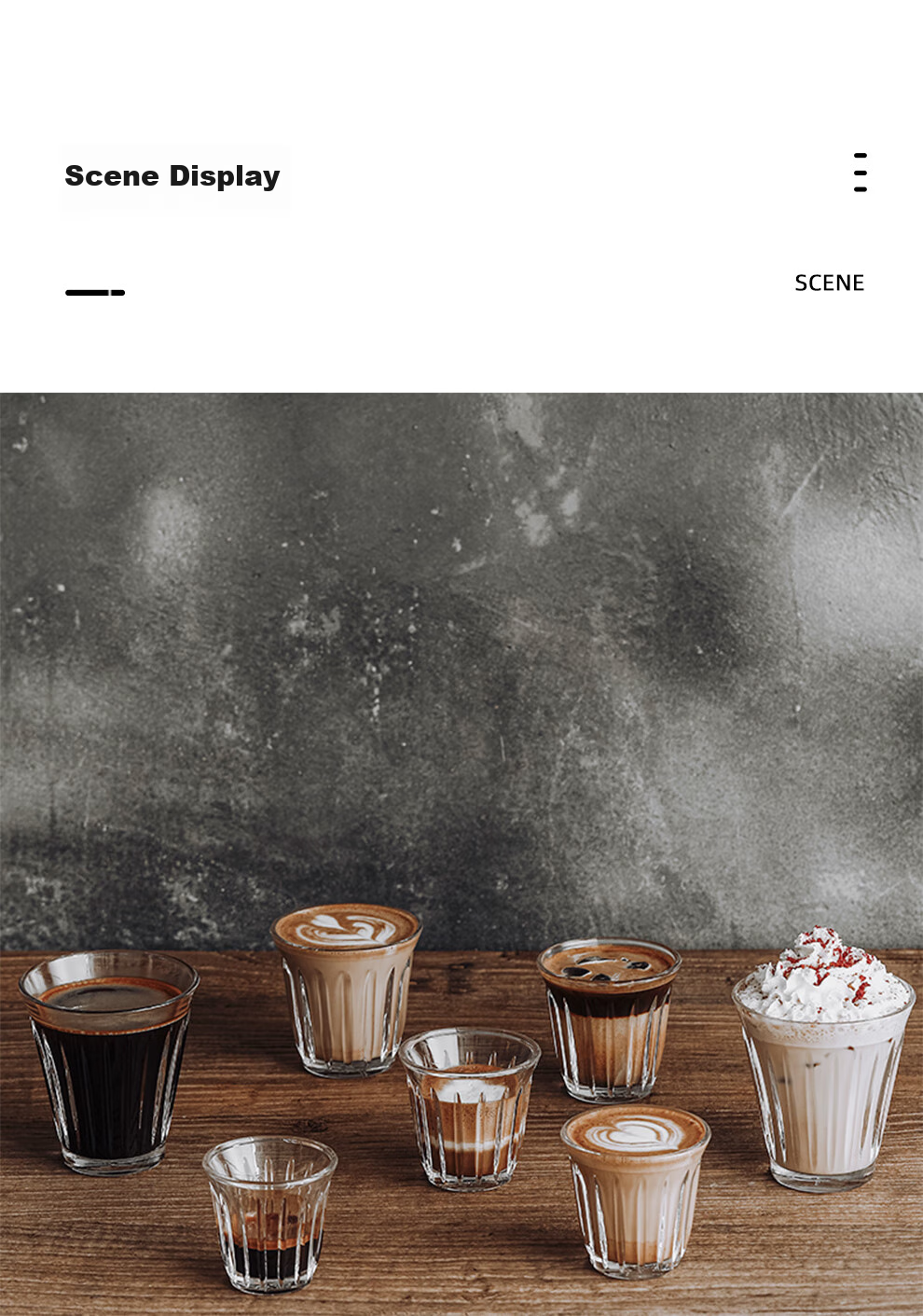 MHW-3BOMBER Bomber [Gift] Coffee Glass Cup, Australian White Cup, Transparent Simple Retro Dirty Americano Latte Art Cup 24