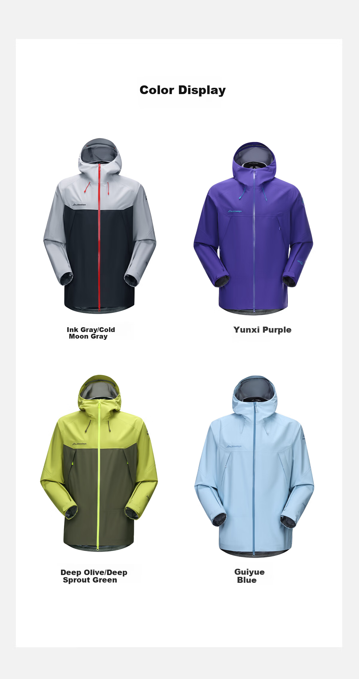 Himalaya Shatter Hard Shell Jacket H3500 Lightweight Durable Outdoor Hiking Mountaineering Coat 18