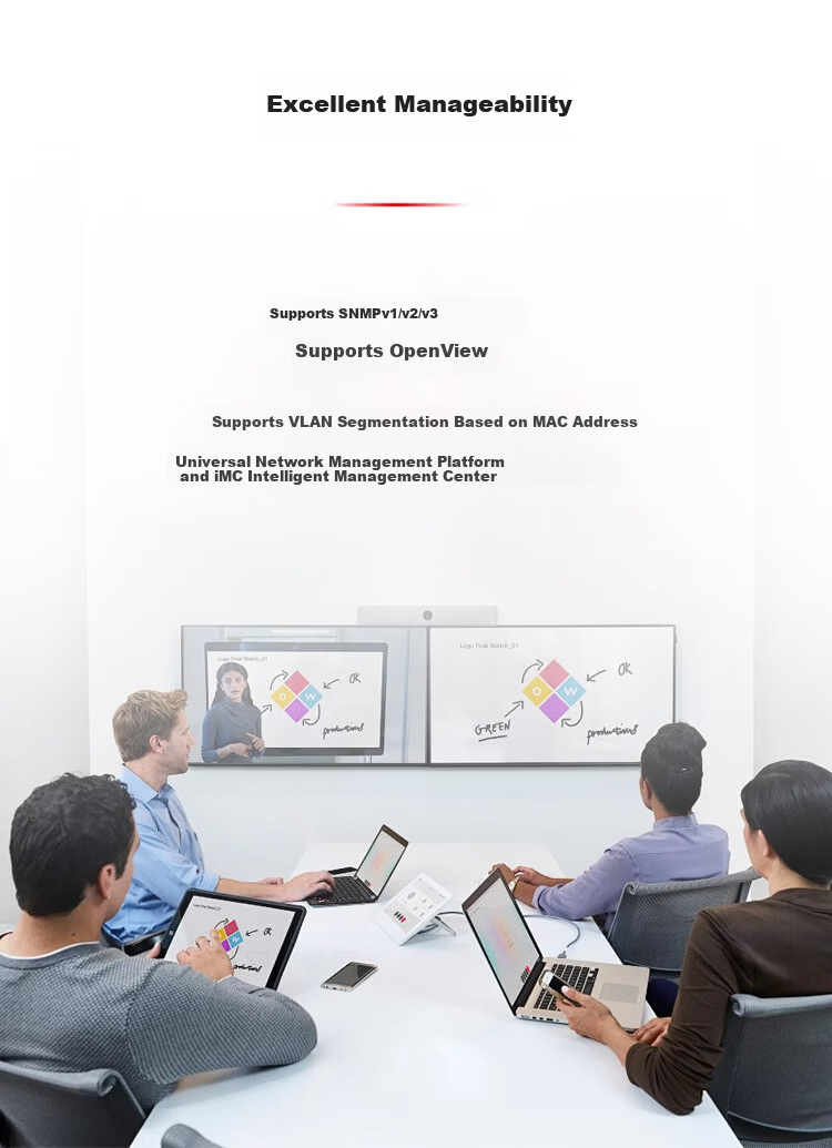 H3C S5590-28T8XC-EI High Port Density Layer 3 Core Switch 28 Gigabit Ports with 4 Optical-Electrical Multiplex + 8 10-Gigabit Optical Expandable Slots, Power Supply and Fan Sold Separately 5
