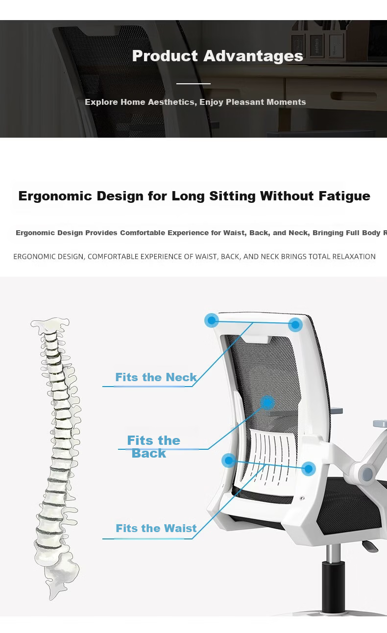 SGMW Computer Chair, Office Chair, Comfortable for Long Sitting, Home And Office Use, Staff Meeting Workstation Chair with Adjustable Backrest And Swivel Functio 4