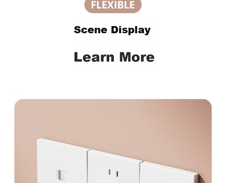 International Electric 86-Type Wireless Socket Converter Home Multi-Port One-to-Many Ultra-Thin Multifunctional Extension Socket Panel Power Strip One-to-Four with One-Key Master Control 20
