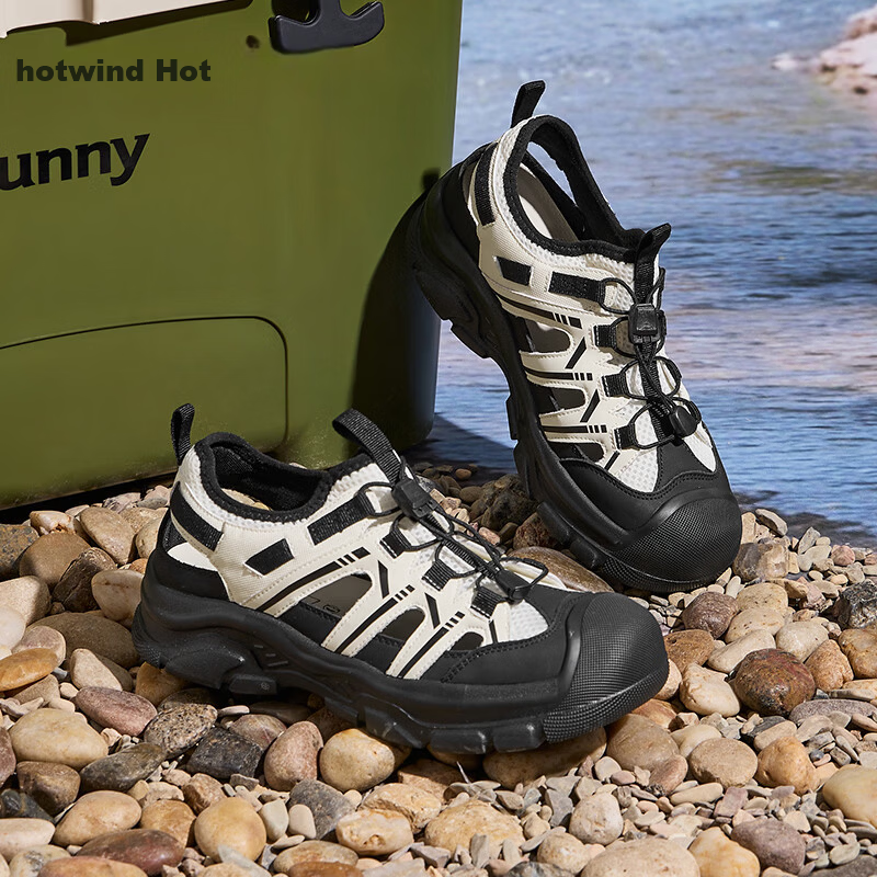 Hotwind Casual Sandals 2026 Summer New Outdoor Creek Hiking Women's Shoes H67W26201