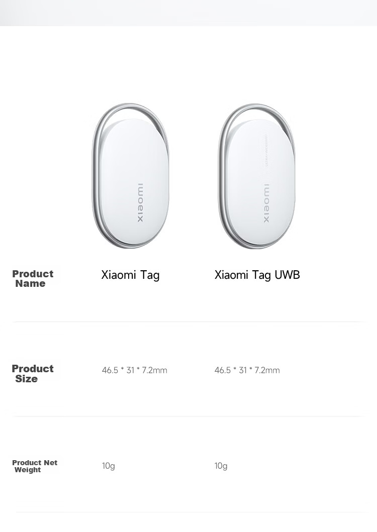 MI Xiaomi Tag UWB Version Locator Tracker Anti-Lost Device Global Find for iPhone Children Elderly Pets Keys Luggage Bicycle Backpack Anti-Lost 9