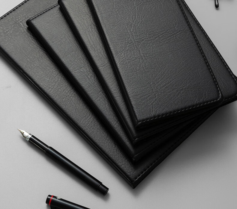 M&G Color-Block Soft Leather Cover Notebook, Meeting Office Supplies, Conference Record Book, Affordable Diary, Journal, Business 25K120 Single Book APYD2K78 5