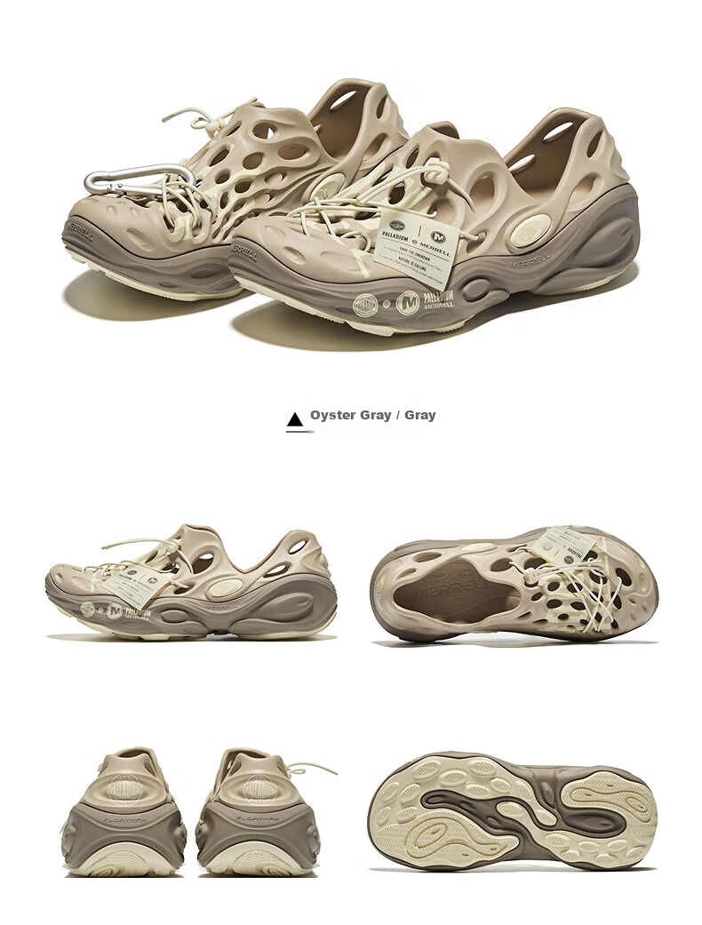 PALLADIUM New Couple's Ventilated Venom Sandals Creek Shoes Slip-On Beach Shoes Off-White Size 40 25
