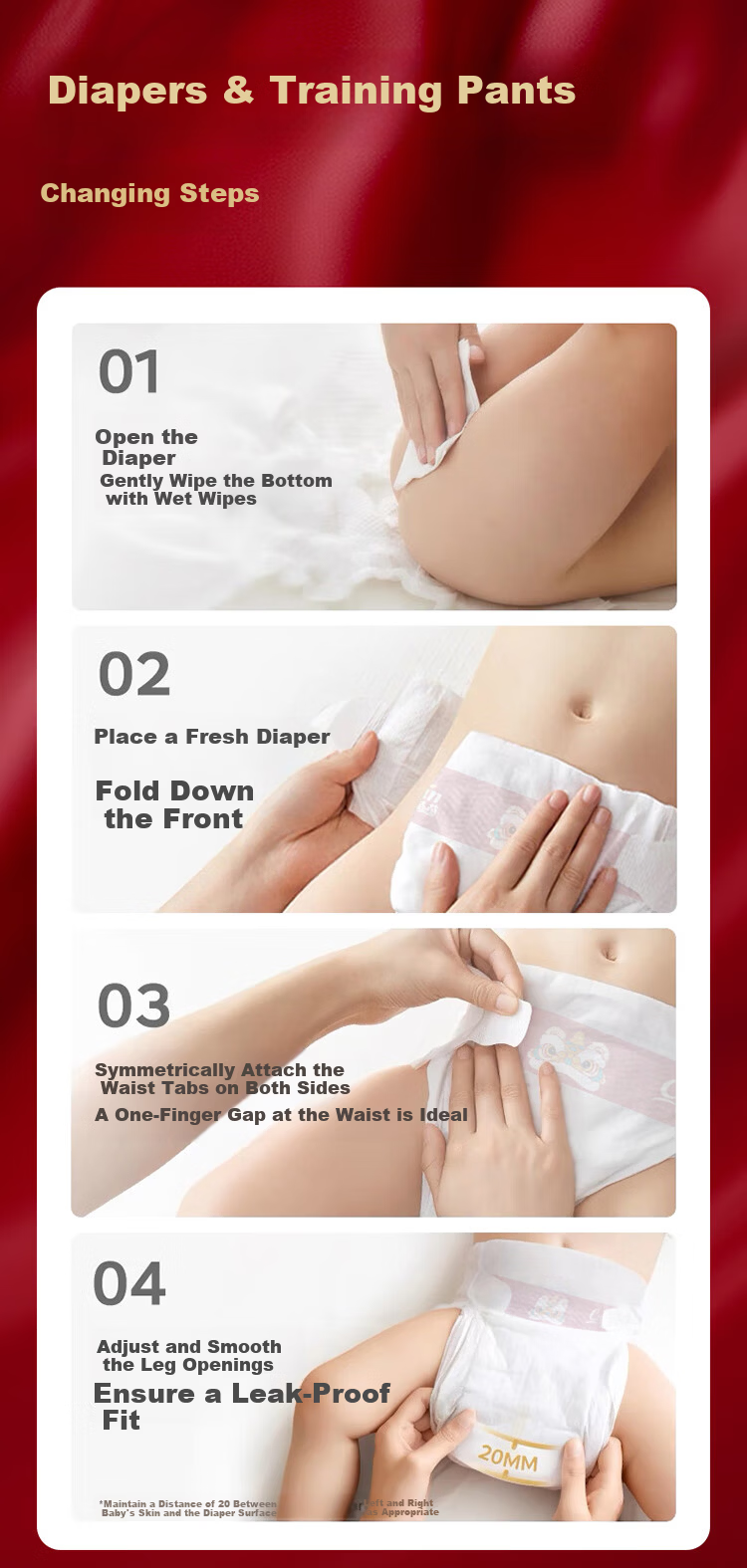 Cojin [Night Use Special] Royal Gaze Baby Pull-Up Pants XL Size 26 Pieces Ultra-Thin Breathable Summer Baby Diapers 10