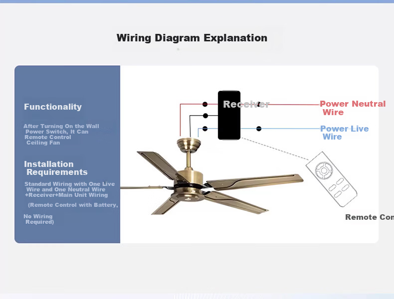 AUX Ceiling Fan Light Integrated Inverter High Wind Quiet Fan Lamp Living Room Ceiling Light 17