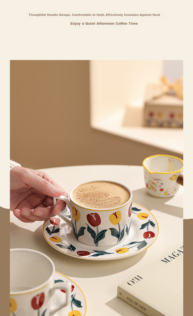 Sidomi Ceramic Coffee Cup Set Luxury Premium Wedding Gift for Best Friend Housewarming Graduation Teacher Student Birthday Present 9