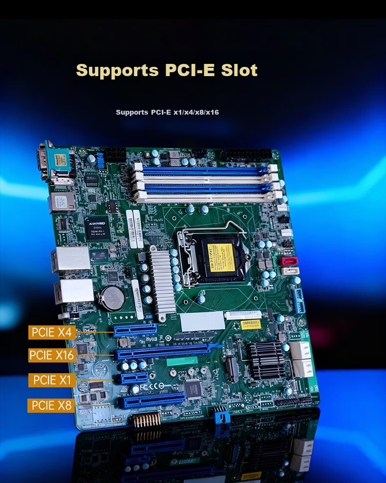 Fenvi PCIe X1 to M.2 Adapter Card NVMe SSD Full-Speed M.2 Gen3 Expansion Card Supports X1/X4/X8/X16 SSD Adapter Card 8