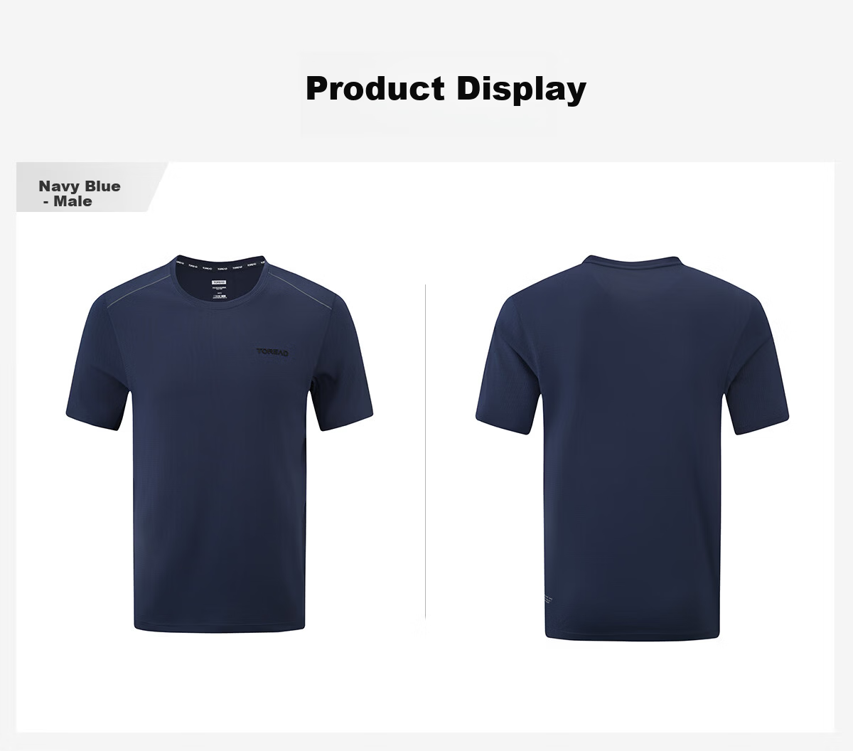 TOREAD Mall Same Style Quick-Dry Short Sleeve T-Shirt Couple Functional Breathable Stretch Crew Neck Sports Hiking Shirt TAJJAN81025 19