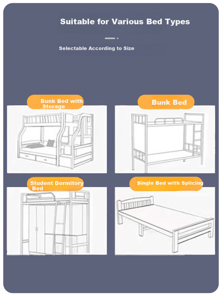 9i9 Children's Mosquito Net Summer Student Dormitory Single Bed No-Installation College Dorm Lower Bunk Mosquito Net with Hooks 4