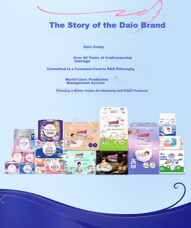 GOO.N Angel Series XXL22 Pull-Up Diapers (≥15KG) Baby Double Core Soft Absorbent 8