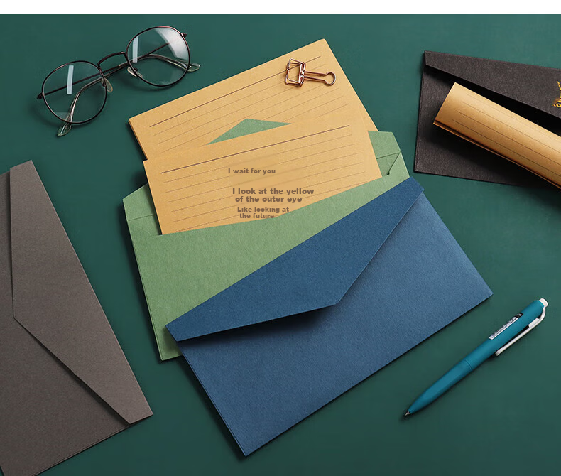 Dailuotang Kraft Paper Cash Envelopes Small Size 50-Pack Thickened Money Bags for Annual Meeting Awards Year-End Bonuses Premium Red Packet Salary Storage Bags 6
