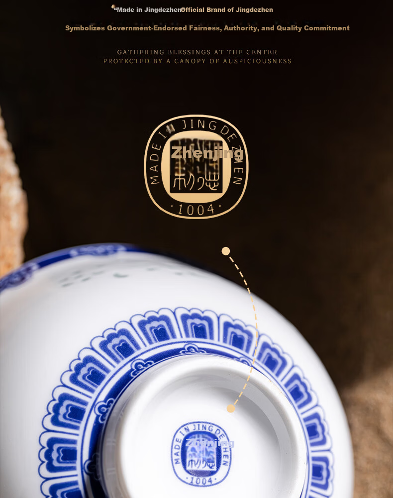 Lowei Blue and White Linglong Ceramic Dinnerware Set Jingdezhen Light Luxury Premium Housewarming Gift Bowl Plate Set for Home Use 8