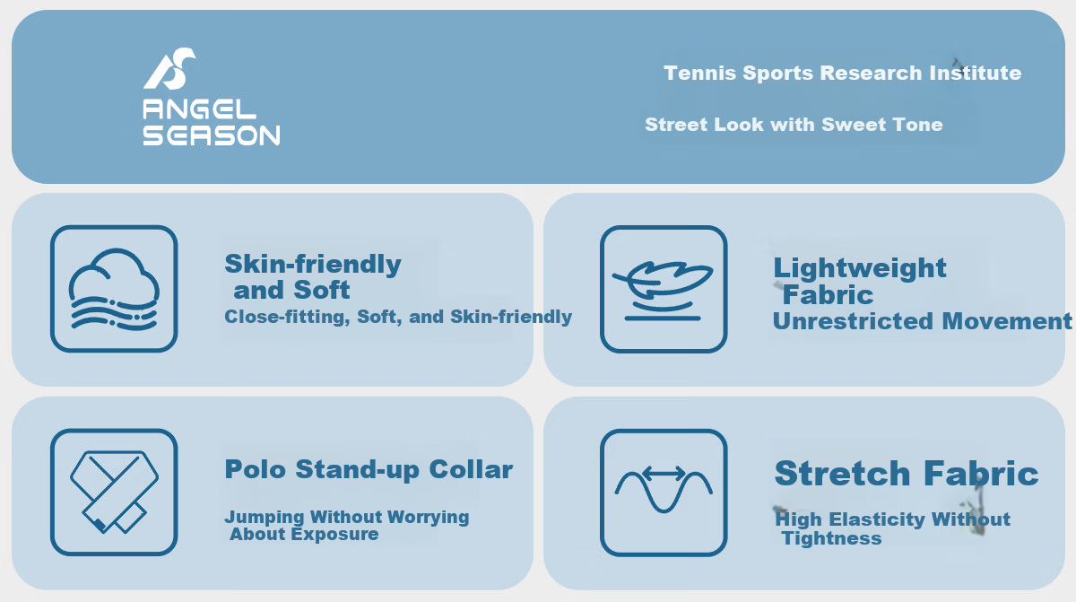 Angel Season Women's Sleeveless Polo Tennis Top 2026 Spring Summer New Beautiful Badminton Yoga T-Shirt 2