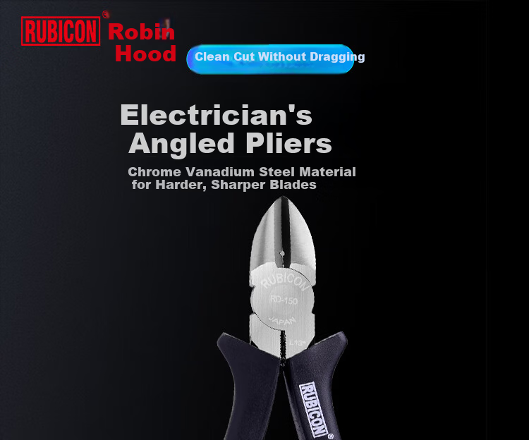 RUBICON Industrial Grade 6-Inch Diagonal Cutting Pliers RD-150 2