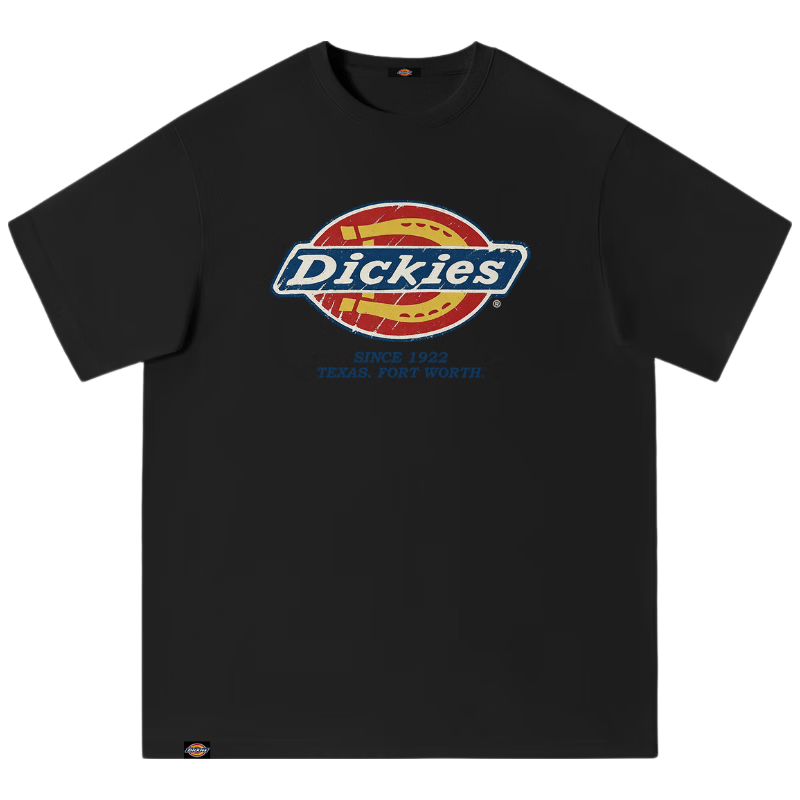Dickies Dikushe Pure Cotton Short Sleeve T-Shirt Women 2026 New Classic Loose Slim Summer Top C