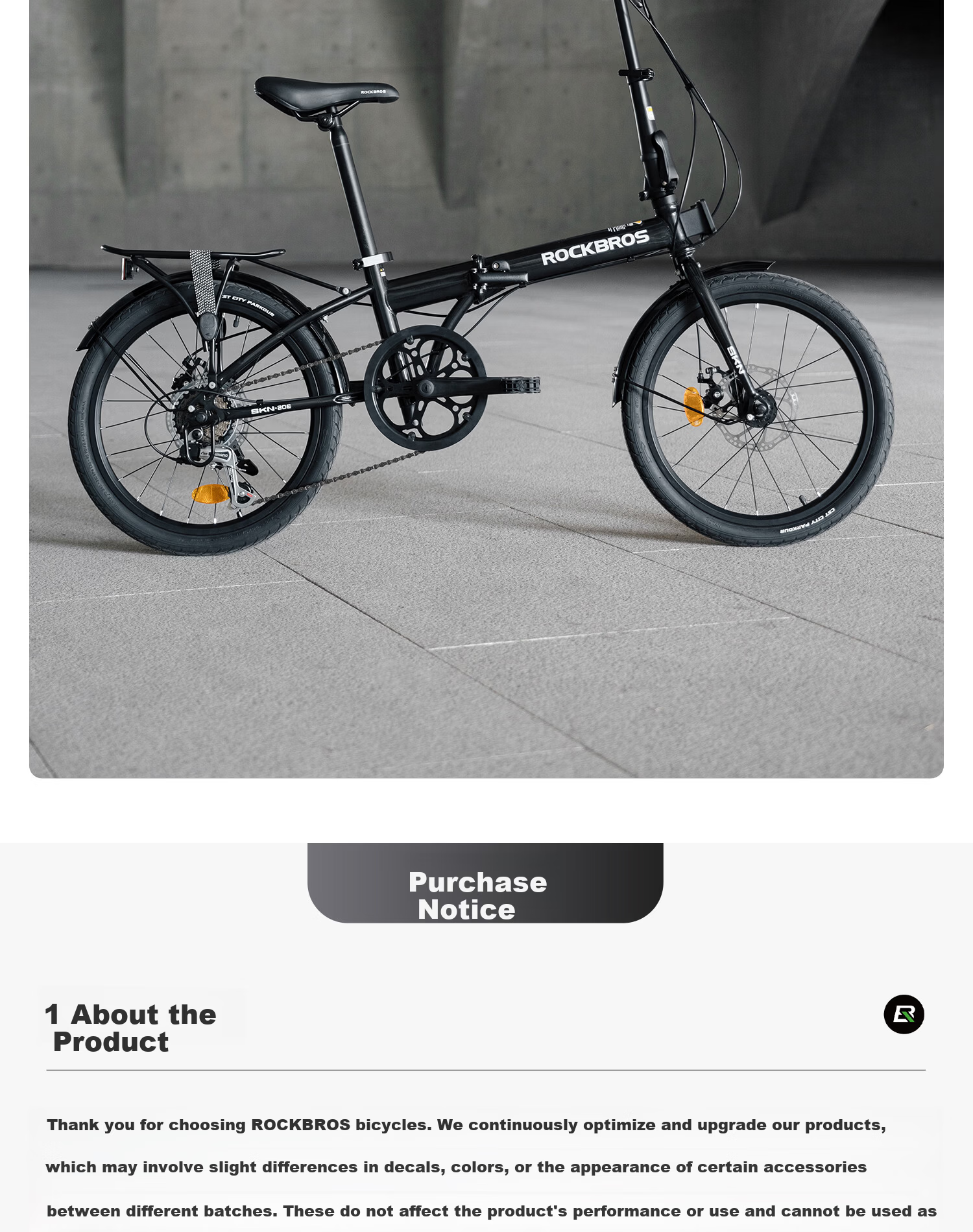Rockbros Folding Bicycle Portable 20-inch Adult Commuter 7-Speed Gear Disc Brake Student Unisex SKN-20E Pearl White 18