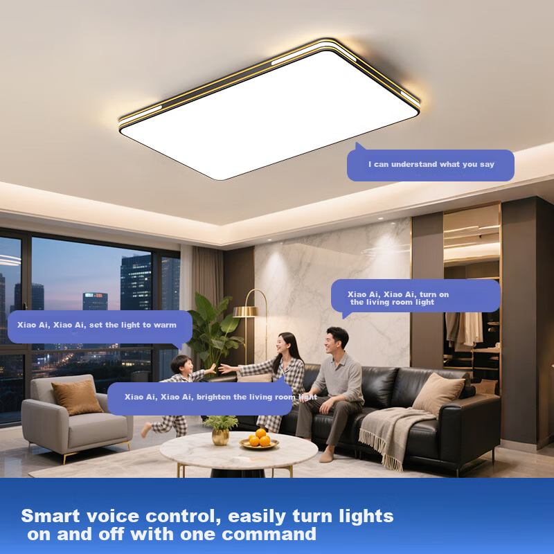 AUX Original Pure Eye Protection AI Voice Smart Control Living Room Ceiling Main Light Modern Minimalist Nordic