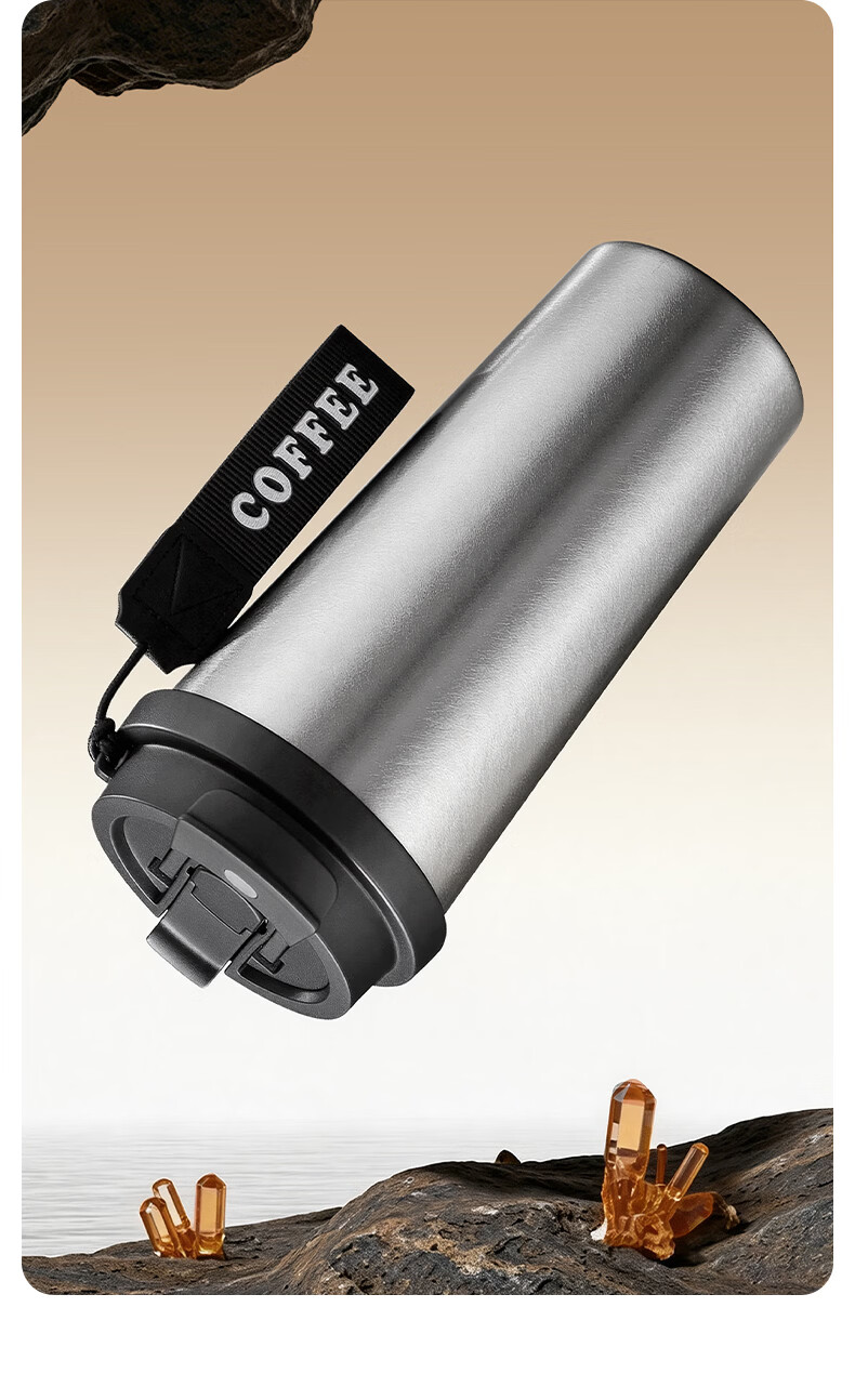 Fanjin Pure Titanium Coffee Thermos Flask Portable Large Capacity Triple-Use Titanium Cup Premium Birthday Gift Souvenir 13
