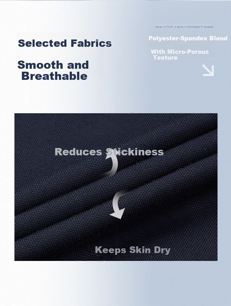 Hongxing Erke Summer Sports Short Sleeve Polo Shirt Outdoor Ice Cool Casual Men's Light Business Micro Collar T-Shirt 4