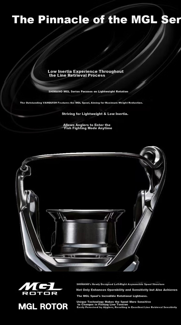 SHIMANO 2023 Vanquish 4000XG All-Metal Spinning Fishing Reel Long Cast Lure Reel 5