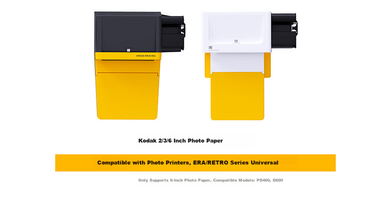 KODAK Dock Plus Photo Printer Portable Home Bluetooth Color Photo Printer 6-Inch Thermal Sublimation Printing Holiday Gift 6