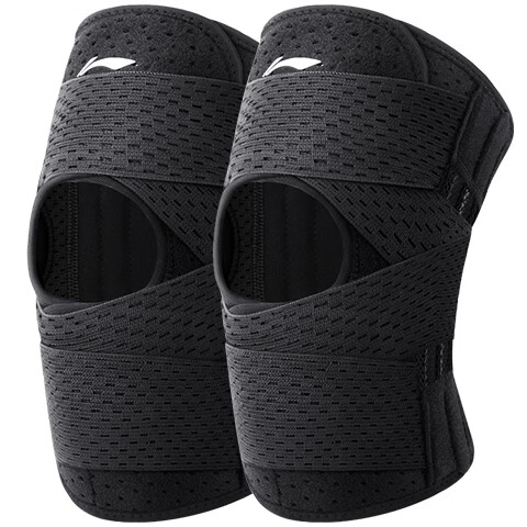 LI-NING Summer Thin Sports Knee Brace for Men and Women, Meniscus Injury Protection, Joint and Patella Support, Suitable for Hiking, Running, Badminton, and Basketball
