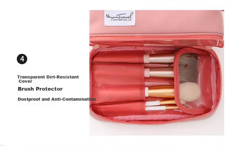 Banjeni Travel Makeup Bag Large Capacity Handheld Portable Partitioned Cosmetic Organizer for Men and Women Luggage Bag 13