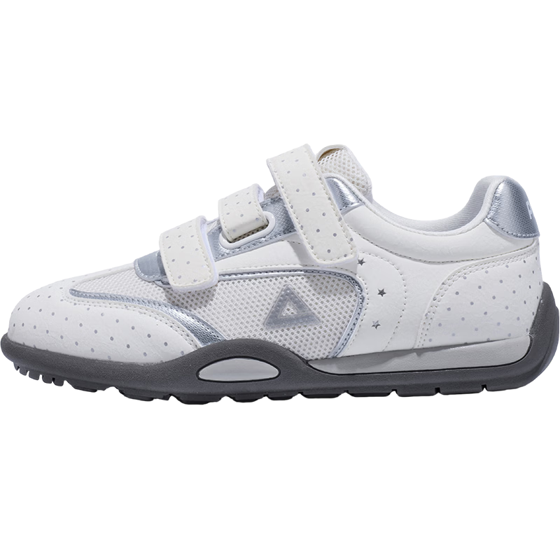PEAK Kids Breathable Mesh Training Shoes 2026 Summer New Magic Tape Girls Casual Outdoor Sports Shoes