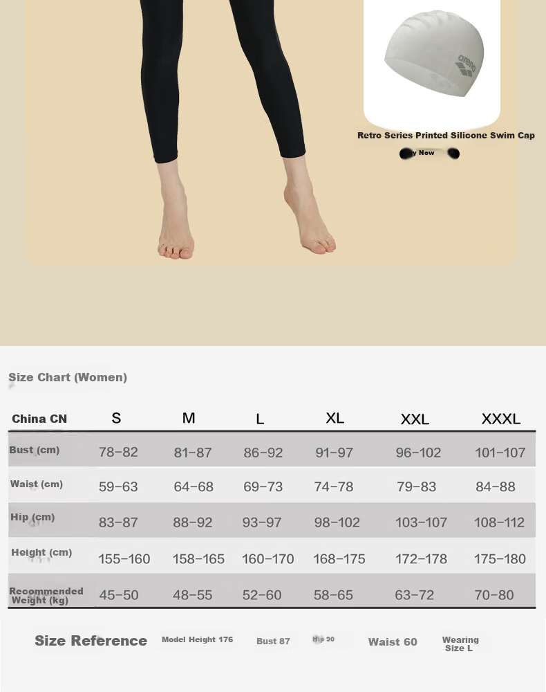 Arena Women's One-Piece Long Sleeve Full-Length Conservative Sun Protection Slimming Swimsuit Spa Swimwear 8