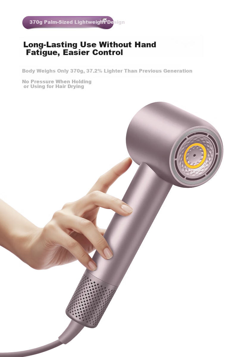 CONFU Silk3 Diamond Light Water Ion High-Speed Hair Dryer Fast Drying 120,000 RPM Home Use High Power Damage-Free Hair Blow Dryer Birthday Gift Star Forge Purple Standard Edition Price Guarantee 618 10