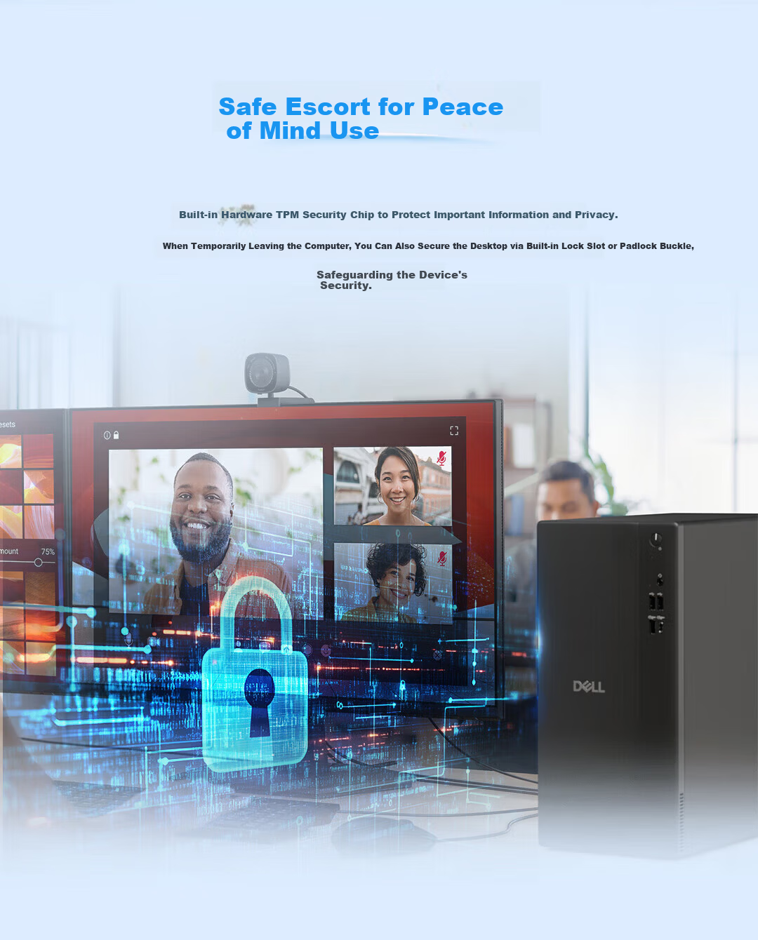 DELL Chengming New Pro E QVT1260 Commercial High-Performance Desktop Computer (i5-14400 16GB 512GB SSD) 10