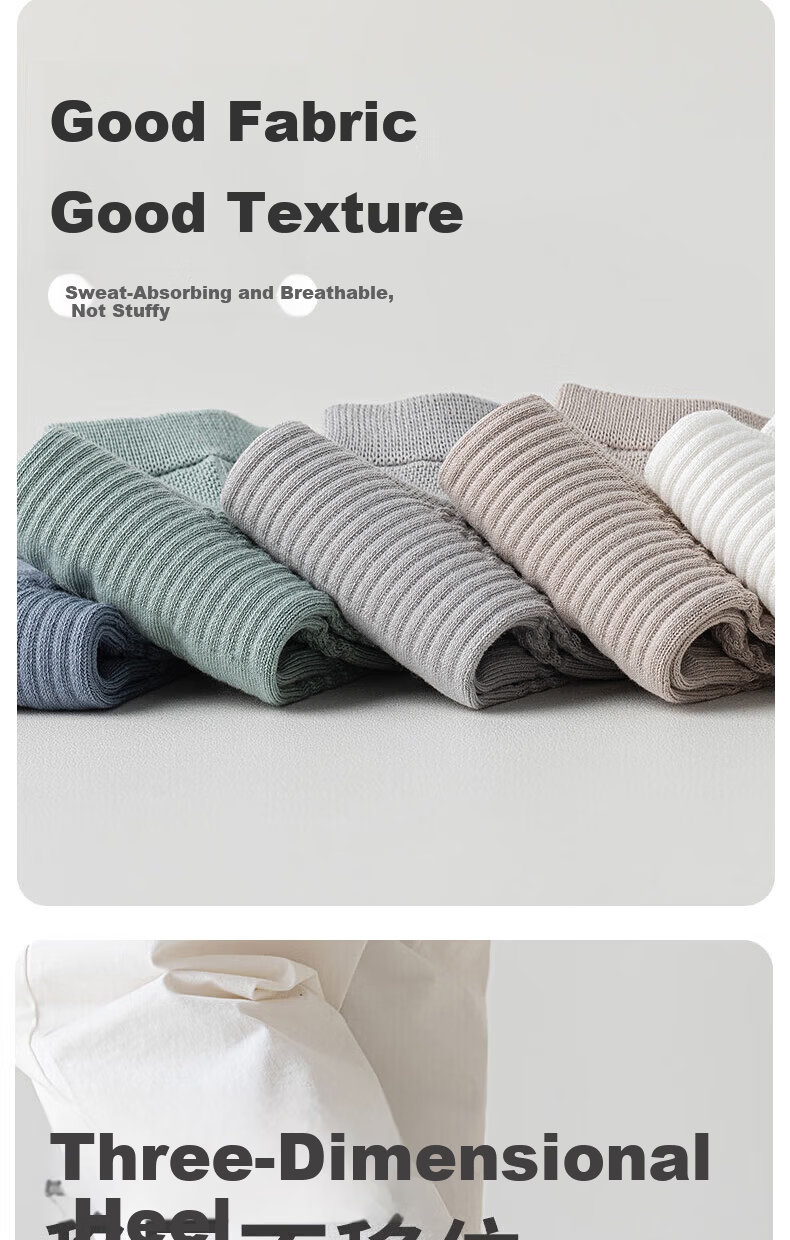 Cotton Thirteen Men's Short Socks Xinjiang Cotton Antibacterial Deodorant Mesh Breathable Thin Summer Waistband Massage Sole Low Cut 6 Pairs 6