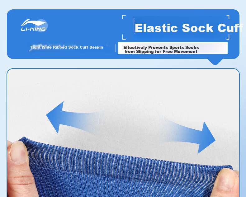 Li-Ning Football Socks Long Tube Adult Children Thickened Towel Bottom Professional Training Competition Non-Slip Breathable Socks Black S 13